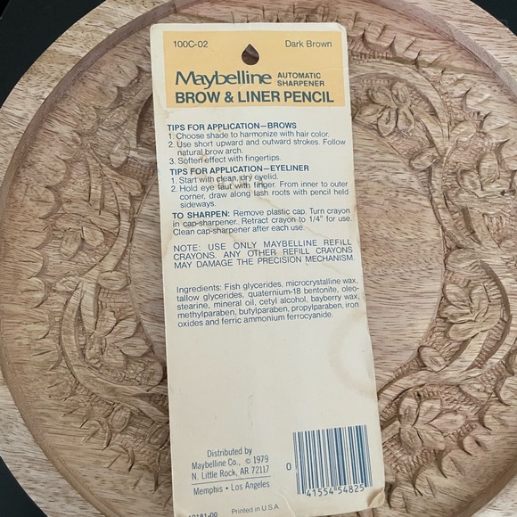 Vintage Maybelline Eyebrow & Eye Liner Pencil NOS 1979 - Picture 3 of 6